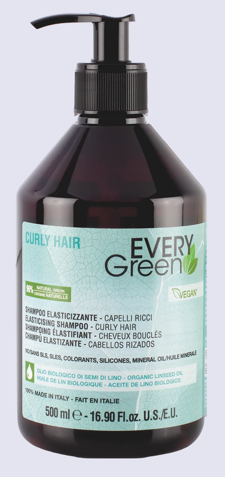 Champú para Cabello Rizado con Ingredientes Orgánicos — Sin Sulfatos