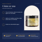 Mascarilla Cabello Seco y Dañado - modo de empleo